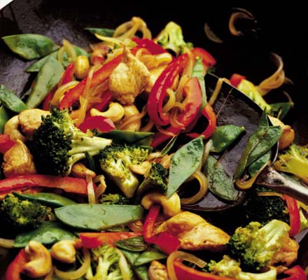 Kyckling, broccoli & cashewgryta