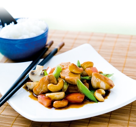 Kyckling med cashewnötter