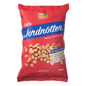 Jordnötter Rostade & Saltade, 1000g
