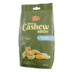 Cashewnötter Sourcream & Onion 250g